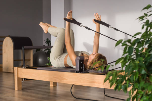Kết hợp với máy Pilates Reformer